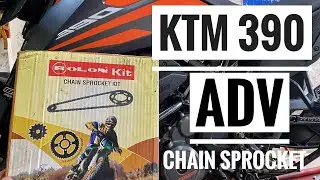 KTM ADV 390 Chain Sprocket Change | Chain Issue | Adventure 390 | Chain Manitainance | Rolon Chain