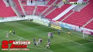 Slavia Praha - g&oacute;ly (jaro 2016)