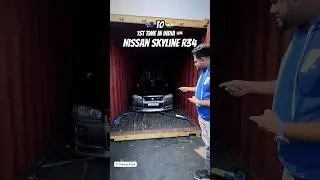 First time in India 🥵🥵 nissan r34 skyline imported from Australia to india. #cars  #r34skyline