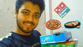 Domino's Extra Cheese Farmhouse Pizza & Classic Stuffed Garlic Bread Review l Sohan Mahadik