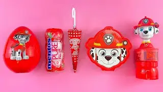 ASMR Candy opening • Pink Candy unboxing • Rainbow Lollipop • Paw Patrol Skye 🐾