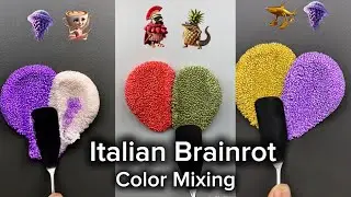 ITALIAN BRAINROT - Satisfying Color Mixing | Do You Guess Last Colors?