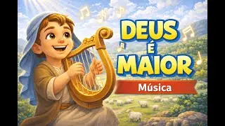 Davi e Golias | Música Bíblica Infantil 🎵 Deus é Maior