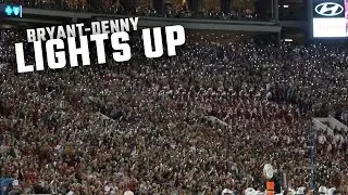 Watch Bryant-Denny Stadium light up in the 4th quarter of the Iron Bowl