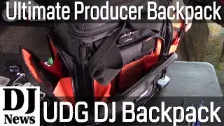 Packing Gear Into UDG Ultimate Small Producer Backpack Demonstration | Disc Jockey News