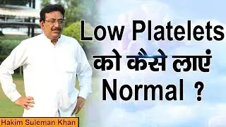 Low Platelets को कैसे लाएं Normal ? Hakim Suleman Khan | Sadhna TV