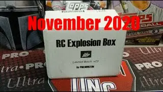 RC Explosion Box V23 A Baseball Card Subscription Box November 2020 ** Awesome Pack Lineup! **