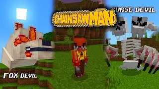 Unlock Insane Powers: NEW Chainsaw Man Mod (MCPE 1.19)