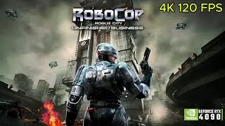 Robocop Rogue City: Unfinished Business | Epic 4K + RTX 4090 + 120FPS