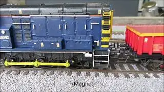 Dingham AutoCoupler 00 Gauge/4mm Scale test on 'Fordley'
