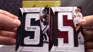 Набор из 6 футбольных карточек Panini Immaculate 2017 года, серийные номера (Великобритания).