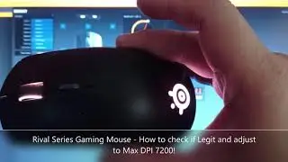 Steel Series Engine How to adjust Dpi. sensitivity for a Rival 110 gaming mouse.