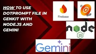 How to use Dot Prompt File In Genkit with Node.JS and Gemini