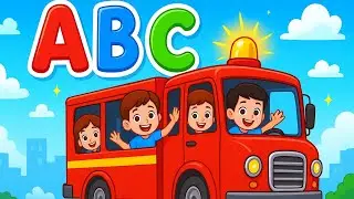 Learn ABC with Fire Trucks 🚒 | Alphabet Rescue Adventure for Kids
