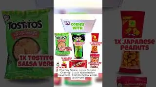 PICKLELOCO Tostiloco Chamoy Pickle Kit - Food Crush Gift Set with Gift Box and Mexican Candy, Lucas