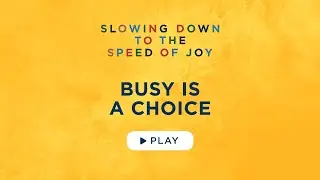 Busy Is A Choice - Best Advent Ever - Matthew Kelly