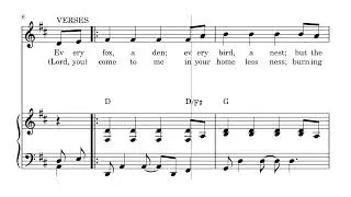 Make Your Home in Me -  Ben Walther - Piano Accompaniment | Lyrics | Sheet music