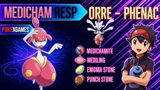 Medicham Respawn in Phenac Orre | Medichamite & Mediling Drops Mega Medicham - PokeXgames