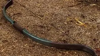 How to Make a PVC Recurve Bow | Fiberglass rod re-enforced