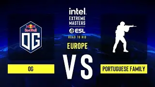 OG vs. Portuguese Family - Map 2 [Dust2] - IEM Road to Rio 2022 Europe Open Qualifier 1