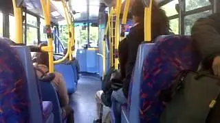 Metroline Volvo B9TL Wright Germini VW1069 LK60 AET on rail replacement