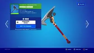 *RARE* METAL TEAM LEADER SKIN & SPURRED SWINGER PICKAXE!!