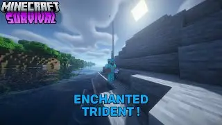 Finally Maked An Enchanted Trident In Minecraft Survival world