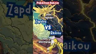 Pok&eacute;mon Battle Challenge! ⚔️ (Zapdos vs.Raikou)