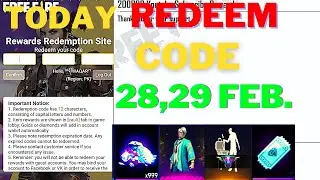Today Redeem Code Free Diamonds || 4,5 March 2023 || Garena Free Fire || Rewards Redemption Site
