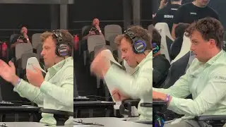 Hans Niemann bangs the table after a painful loss to Anish Giri
