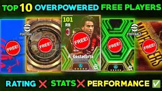Top 10 Biggest mistakes of konami🤯💥 |Top 10 overpowered free players in Efootball 💥 Best training ✅