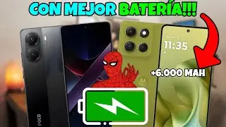 Gu&iacute;a de los CELULARES CON MEJOR BATER&Iacute;A para 2026!!!