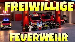 REALISTIC VOLUNTEER FIRE DEPARTMENT in EMERGENCY HAMBURG | EMERGENCY HAMBURG ROBLOX German