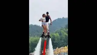 Fly board | Couple Fly borarding | Romantic Flyboarding | #flyboarding #flyboard #status