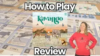 Kavango Board Game Overview | Card Drafting, Tableau Building, and Stunning Artwork!  (Review Copy)
