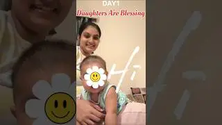 Daughters are blessings 🧿🧿... DAY1 || #shorts #dailyvlog #baby #mom #minivlog #trending #viral