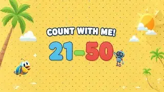 Learn Numbers 21&ndash;50 🔢 | Counting Song & Number Reading for Kids.  #shorts