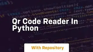 qr code reader in python