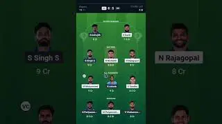 SS vs DD Dream11 Team | SS vs DD Dream11 Shriram Capital TNPL 2025 22 June |SS vs DD Dream11#shorts