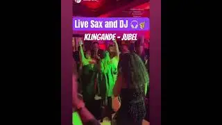 Klingande Jubel (sax cover) - Wedding gig!