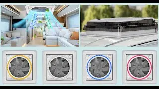 EcoSynic Ultimate RV Roof Vent with Ambient Light unboxing