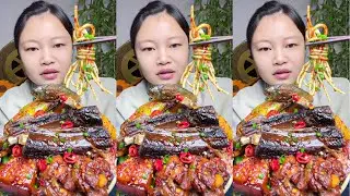 Let&rsquo;s Eat With Jin! Fried Pork Ribs & Chicken So Delicious &mdash; Rural Food Feast!