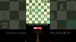 Brilliant Queen Sacrifice&hellip; But Why? 👑🤔🔥 | Chess Winner #chess #shorts #checkmate #brilliant