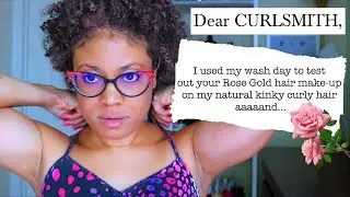 CURLSMITH Hair Makeup Results On My Natural Hair | CURLSMITH Rose Gold Review