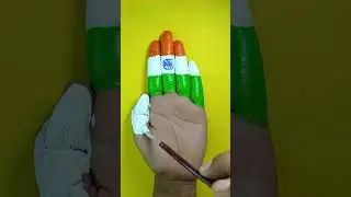 Indian Pakistan China Flag painting on hand | Independence day hand art | Happy Independence day