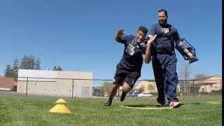 Jordan Carrell - Defensive Lineman Training for NFL