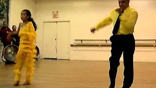 Melodie and Luis of Latin Moves at Addie Diaz's Salsa Social in Tarrytown, NY