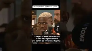 Osimhen Celebrated historical signing with Galatasaray fans #freesports