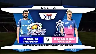 MI vs RR | IPL2020 | Match-20 | Bad Luck Of Hardik And De Kock! | Cricket 19| Cymrite.18