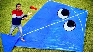 We Make World's Biggest Kite - 100% Flying |सबसे बड़ी पतंग 🪁🪁🪁